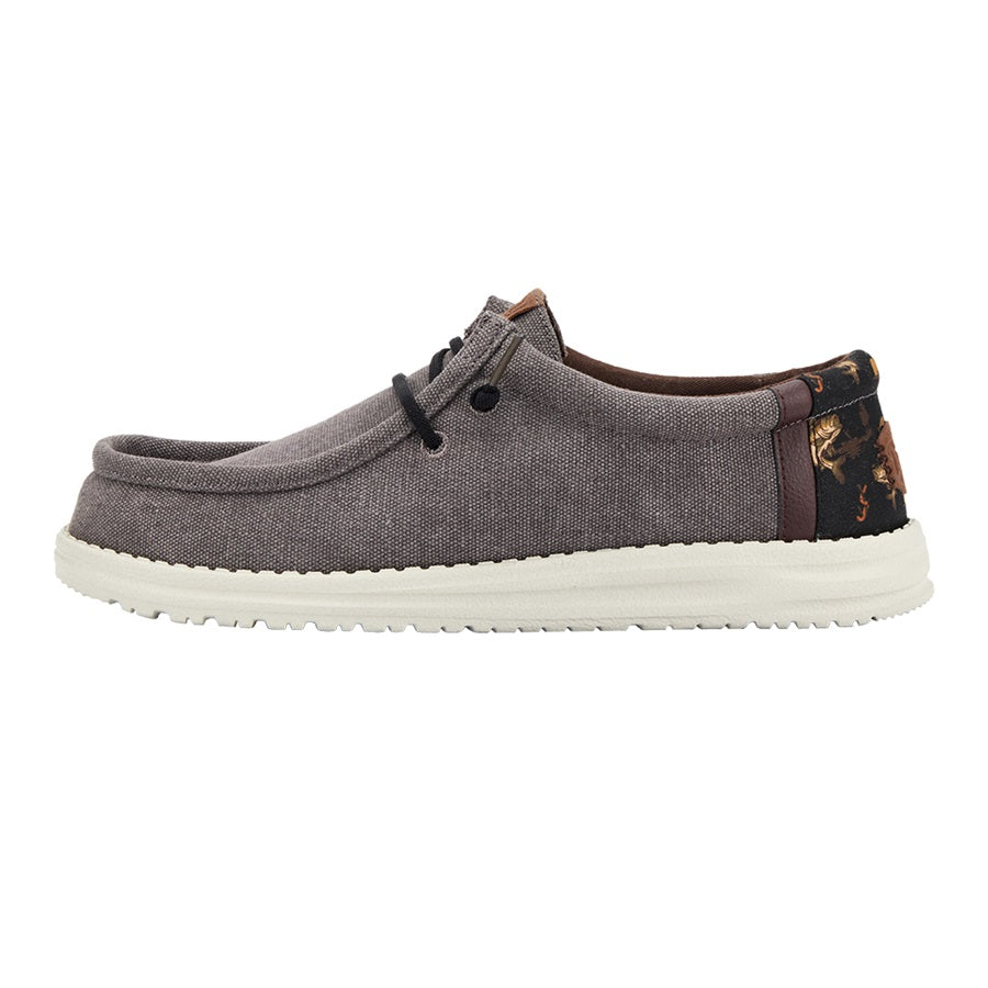 Comfortable Slip-On Shoes for Travel & Lakeside | Wally Bass Granite Grey