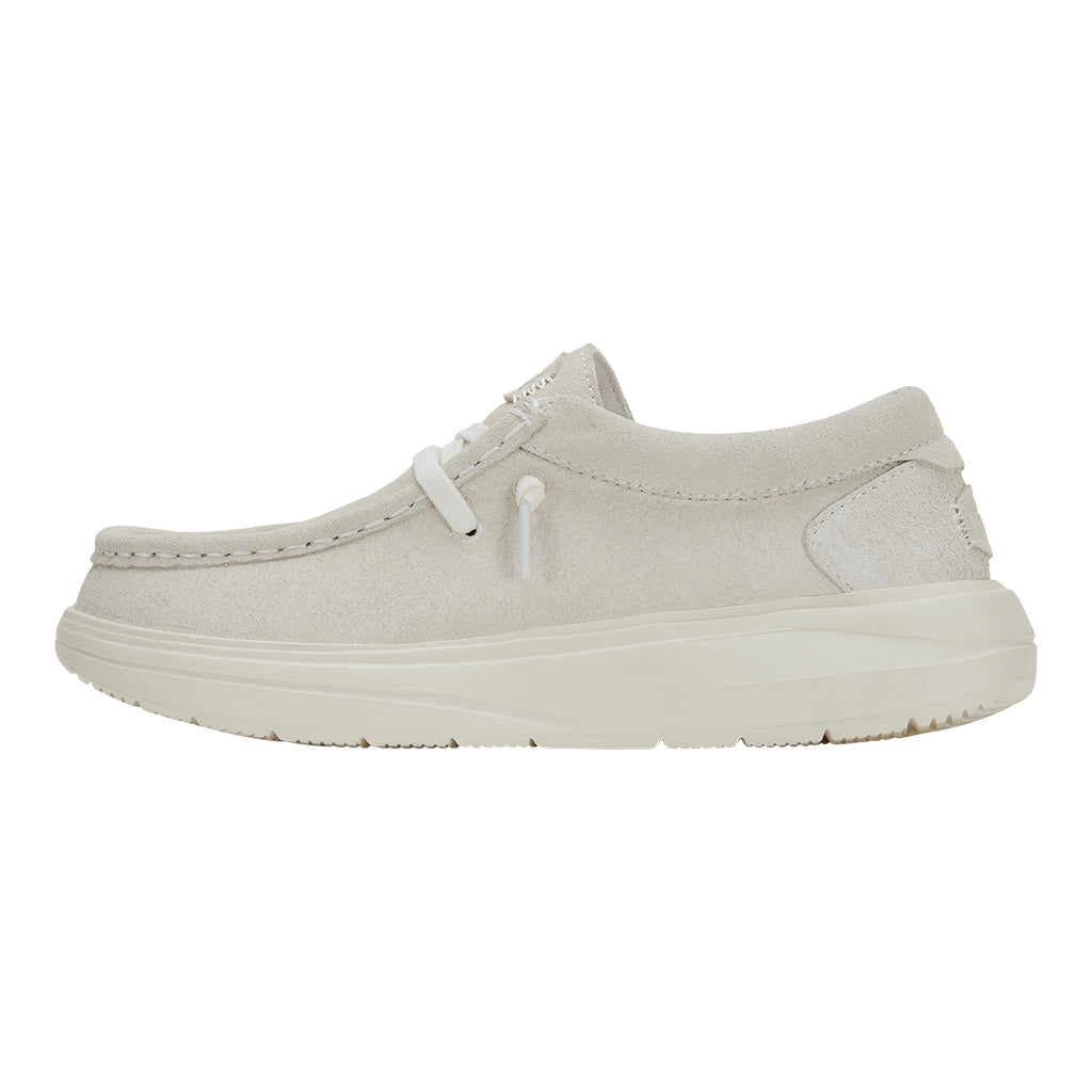 Comfortable Suede Slip-On Shoes for Women | Wendy Comf Ivory