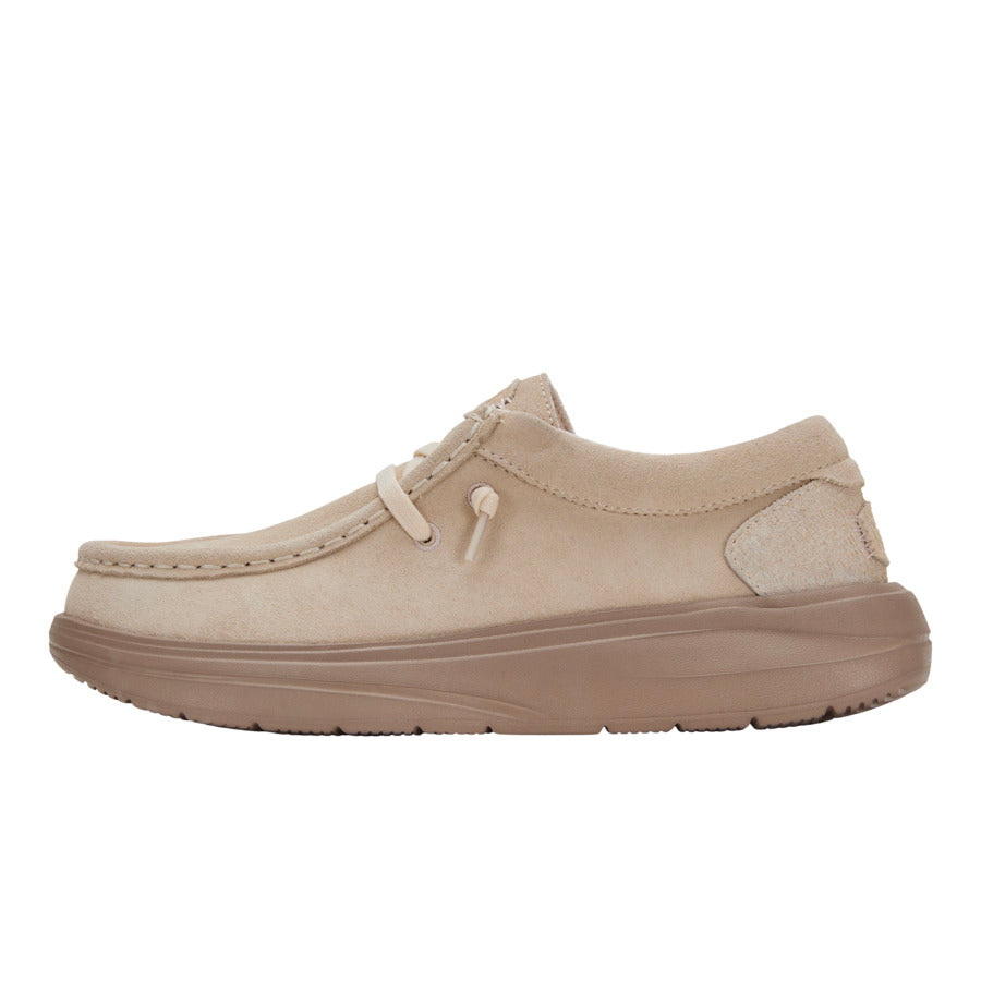 Comfortable Suede Slip-On Shoes with Padded Support | Wendy Comf Blush