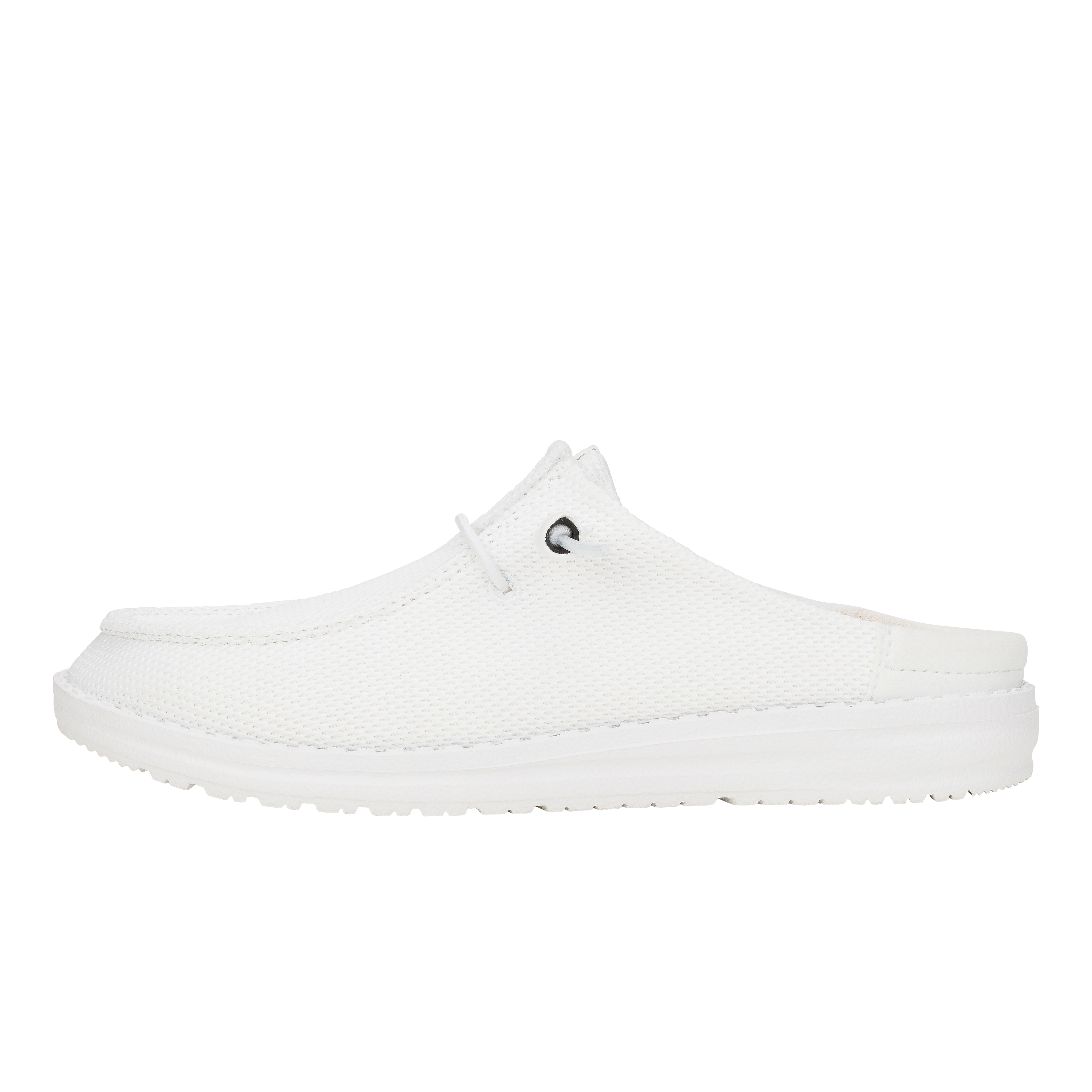 White Slip-On Sneakers with Cushioned Insole & Lightweight Outsole | Wendy Mono
