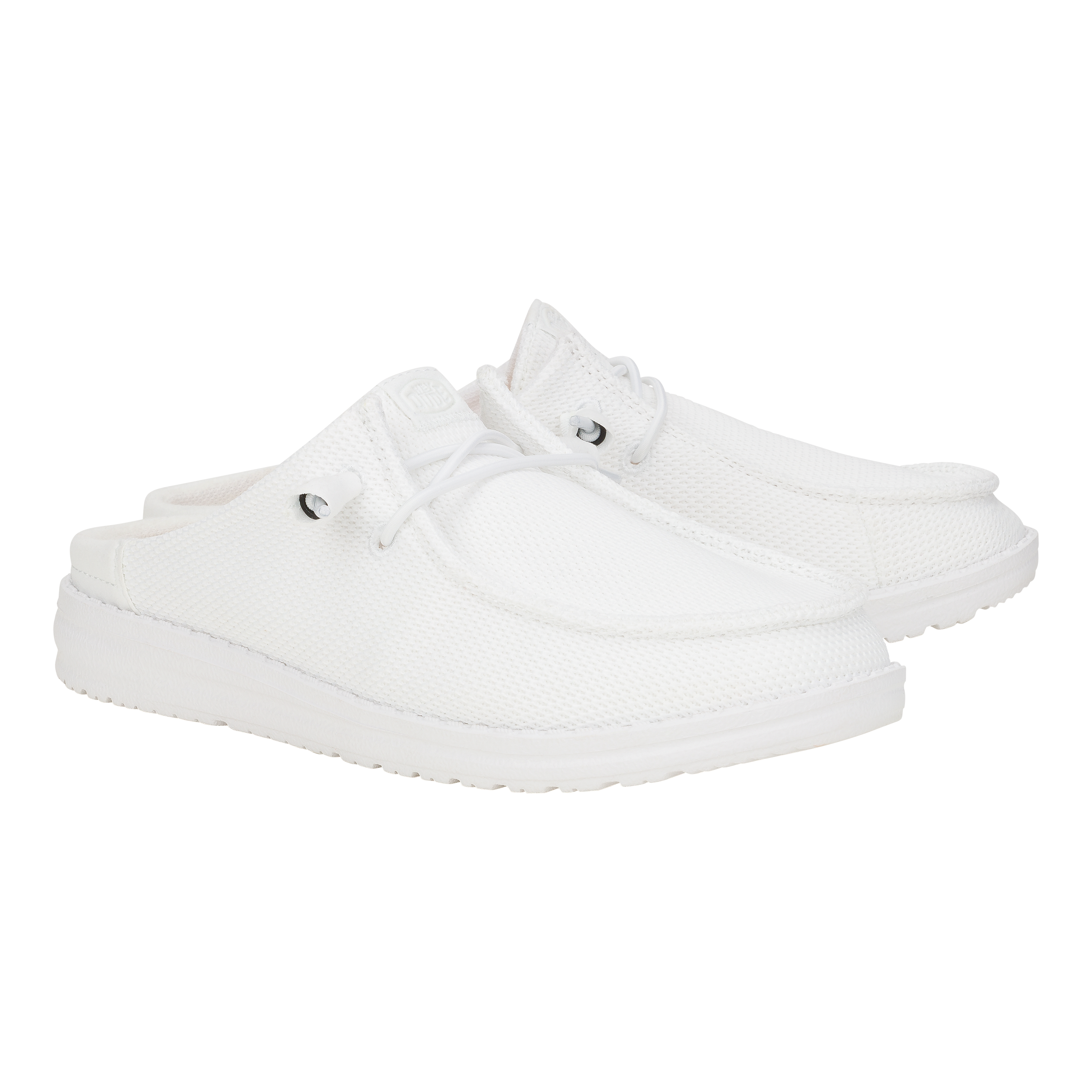 White Slip-On Sneakers with Cushioned Insole & Lightweight Outsole | Wendy Mono