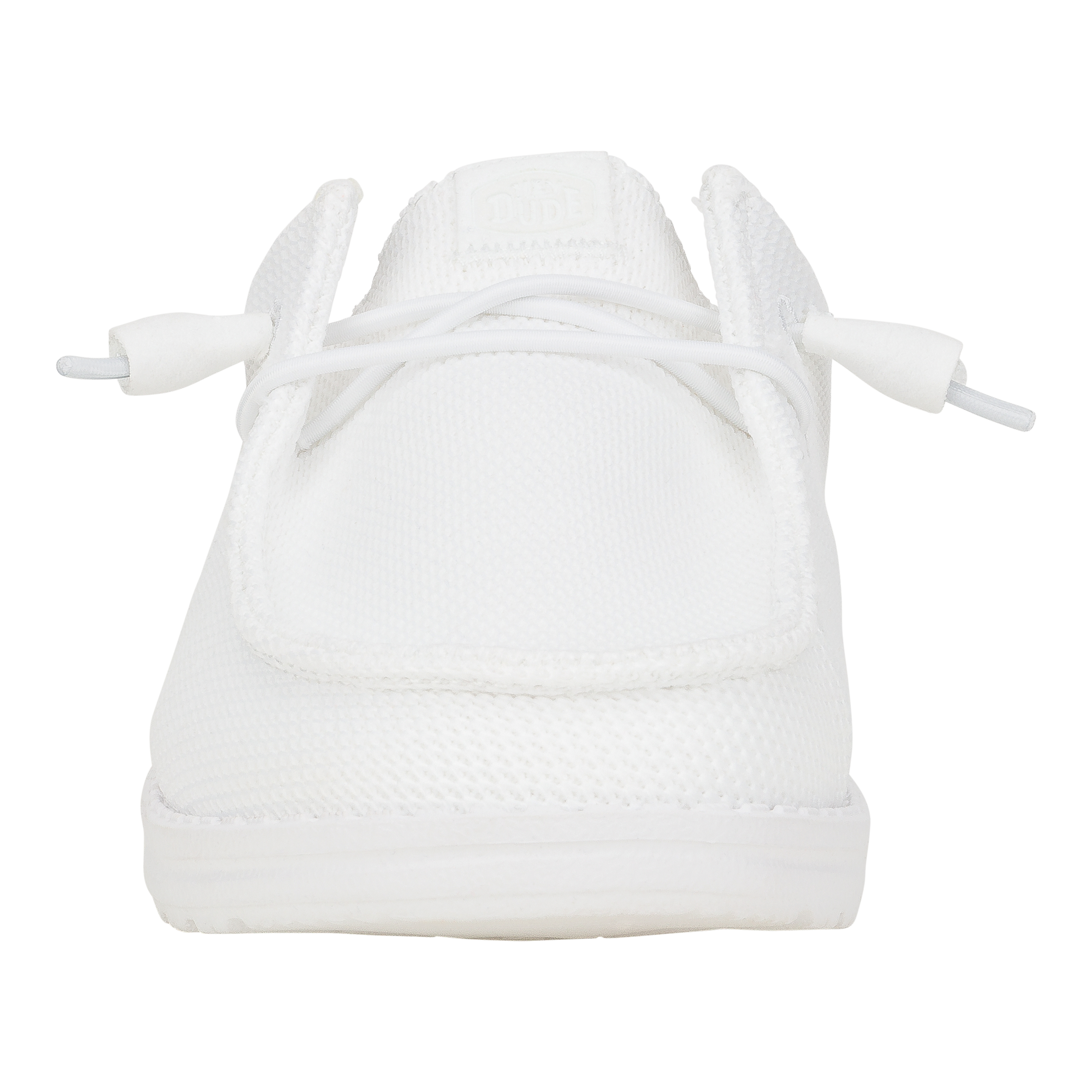 White Slip-On Sneakers with Cushioned Insole & Lightweight Outsole | Wendy Mono