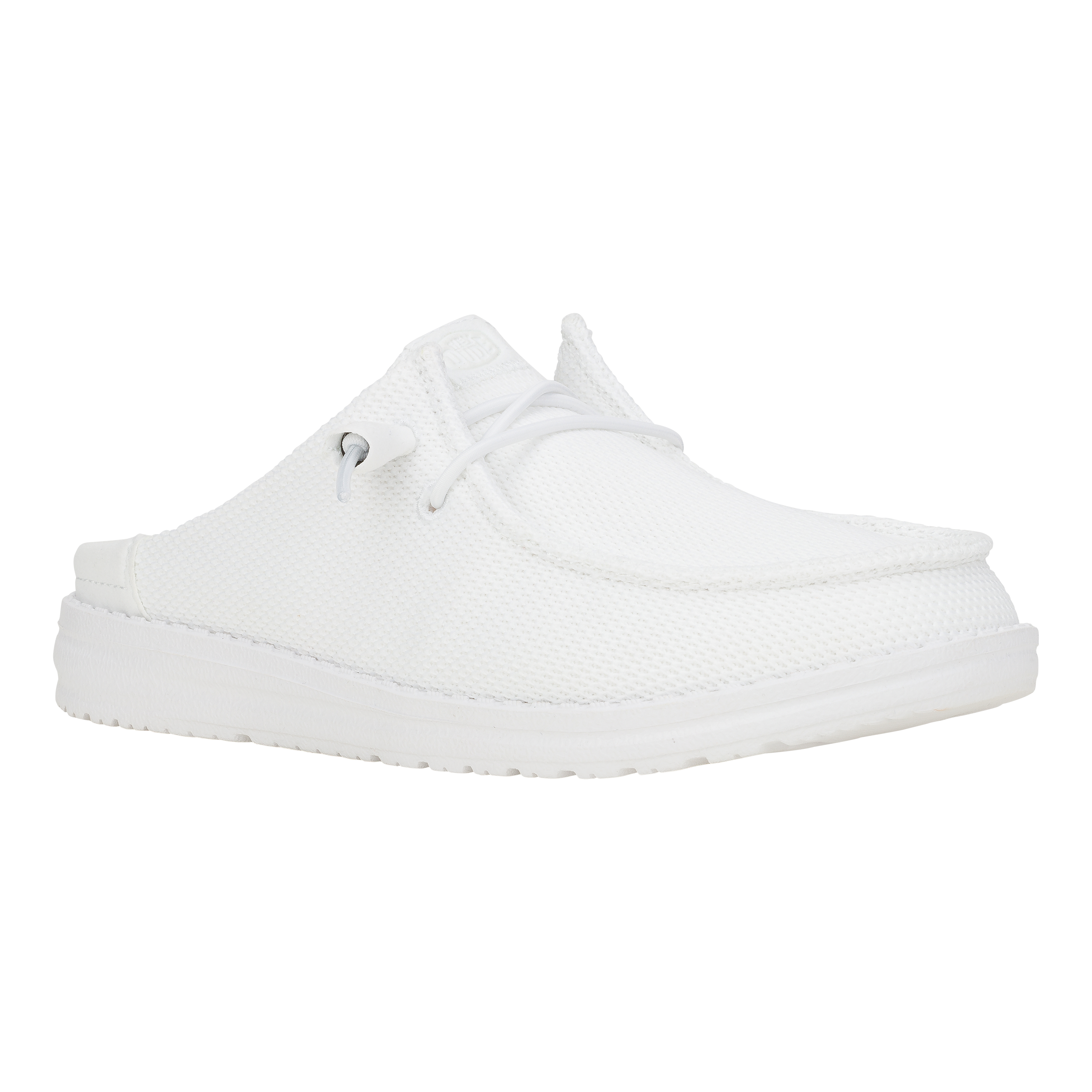 White Slip-On Sneakers with Cushioned Insole & Lightweight Outsole | Wendy Mono