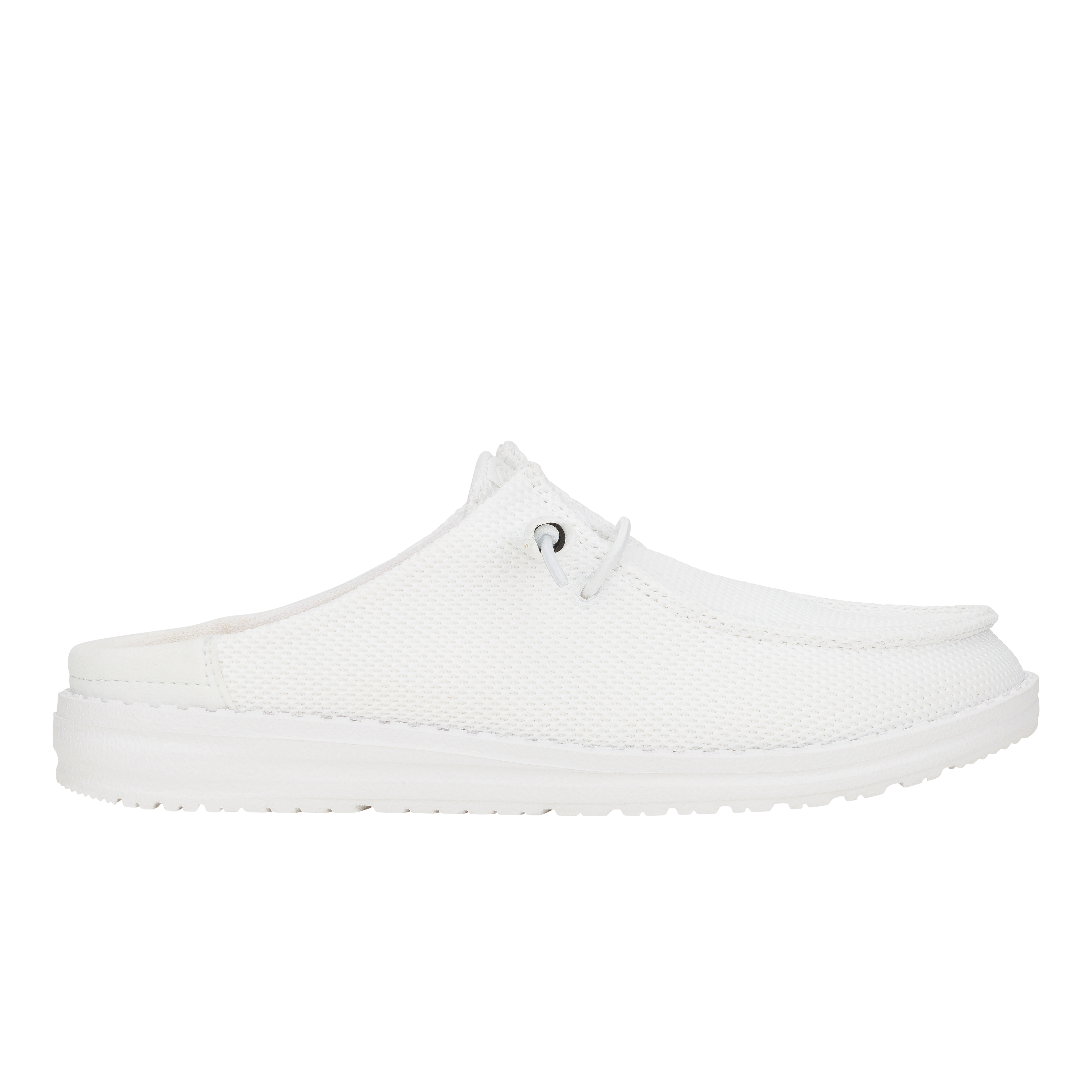 White Slip-On Sneakers with Cushioned Insole & Lightweight Outsole | Wendy Mono