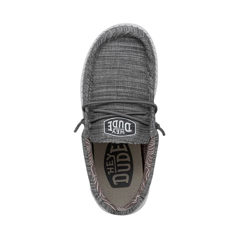 Toddler Linen Shoes with Elastic Laces & Foam Insole | Wally