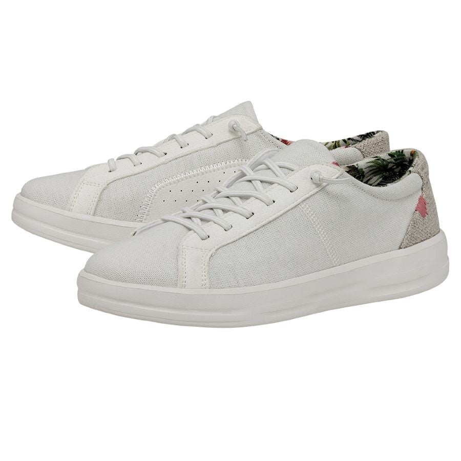Breathable Cotton Sneakers with Memory-Foam Insole & Elastic Laces | Karina