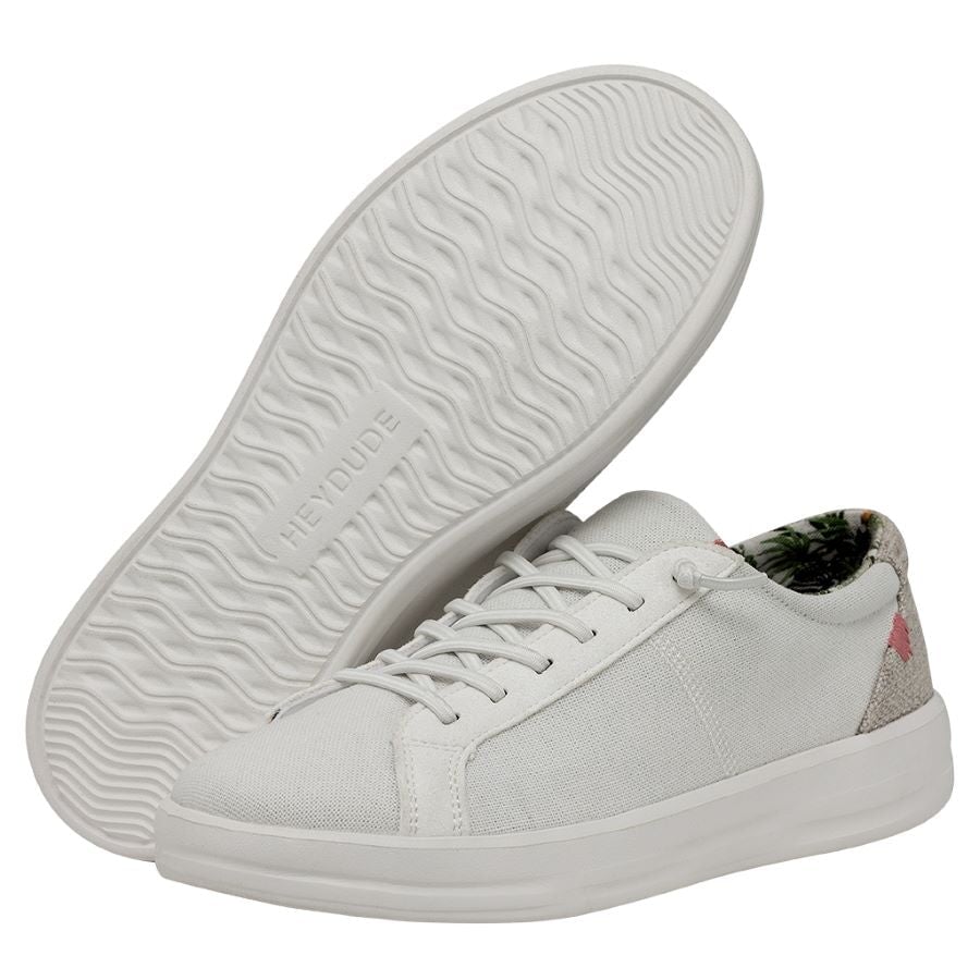 Breathable Cotton Sneakers with Memory-Foam Insole & Elastic Laces | Karina