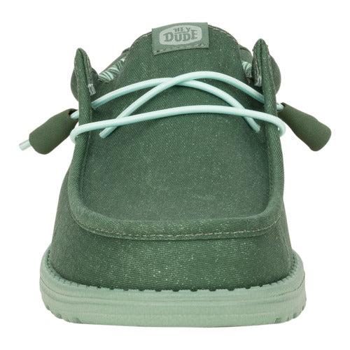 Comfortable Canvas Sneakers with Cushioned Collar & Easy-On Laces | Wally Stretch