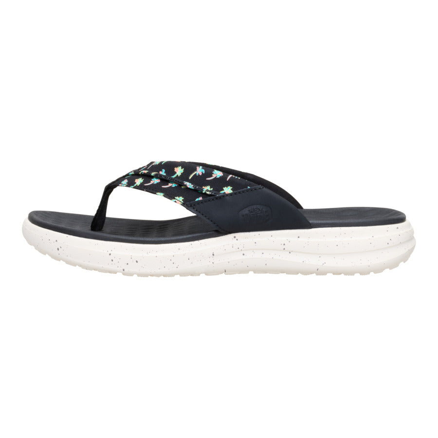 Men's Comfortable Flip-Flops with Cushioned Footbed | Finn Flip Black/Egret