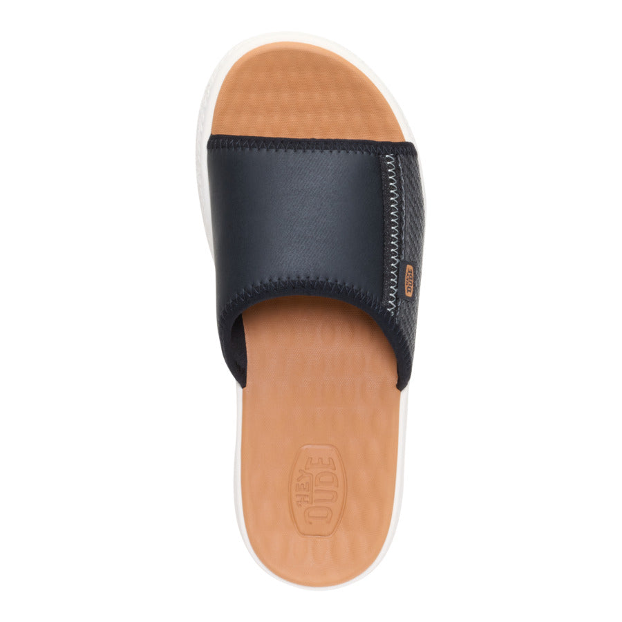 Comfortable Espadrille Slides for Summer | Tide Black/Egret