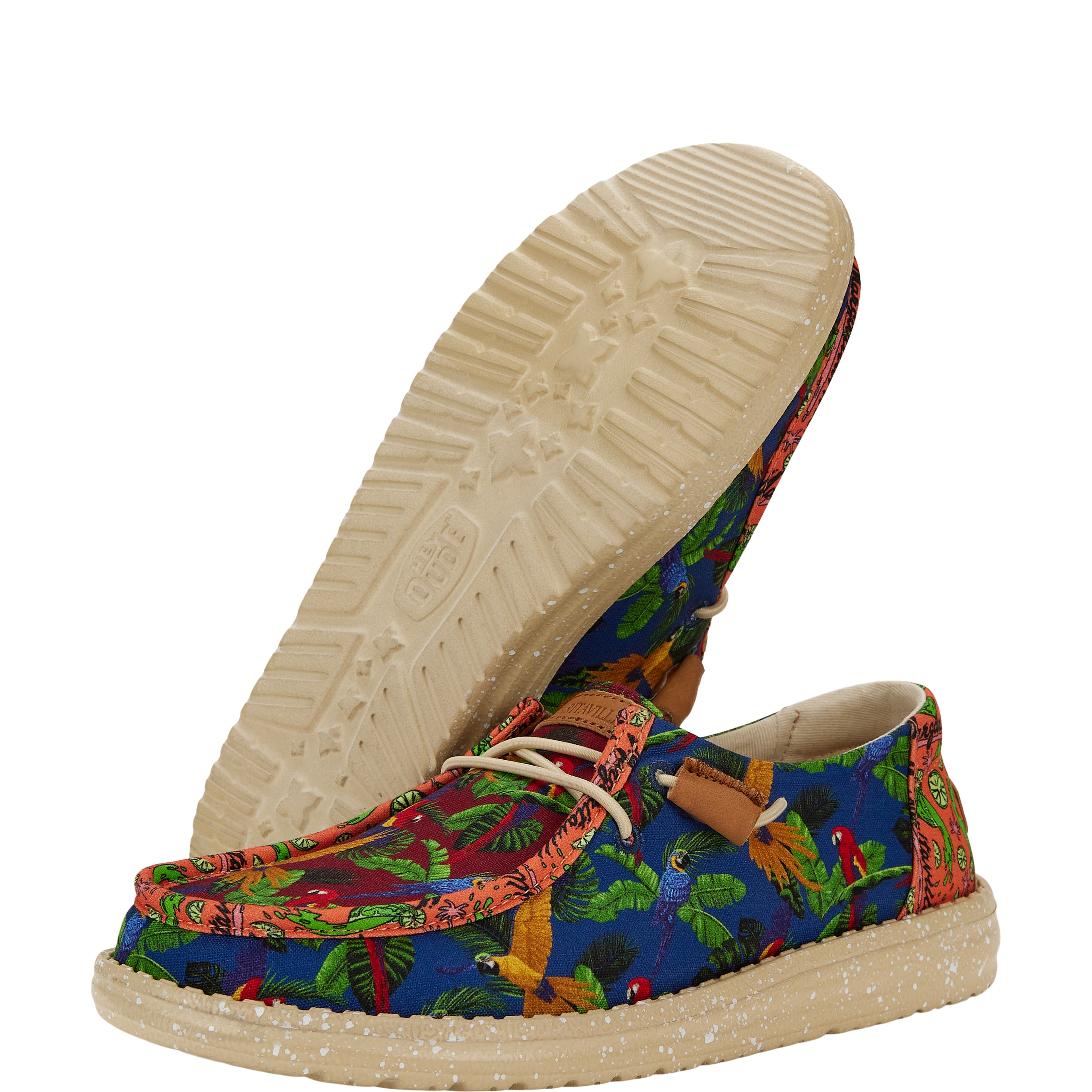HEYDUDE Wendy Margaritaville Shoes - Lightweight & Breathable | Tropical Print