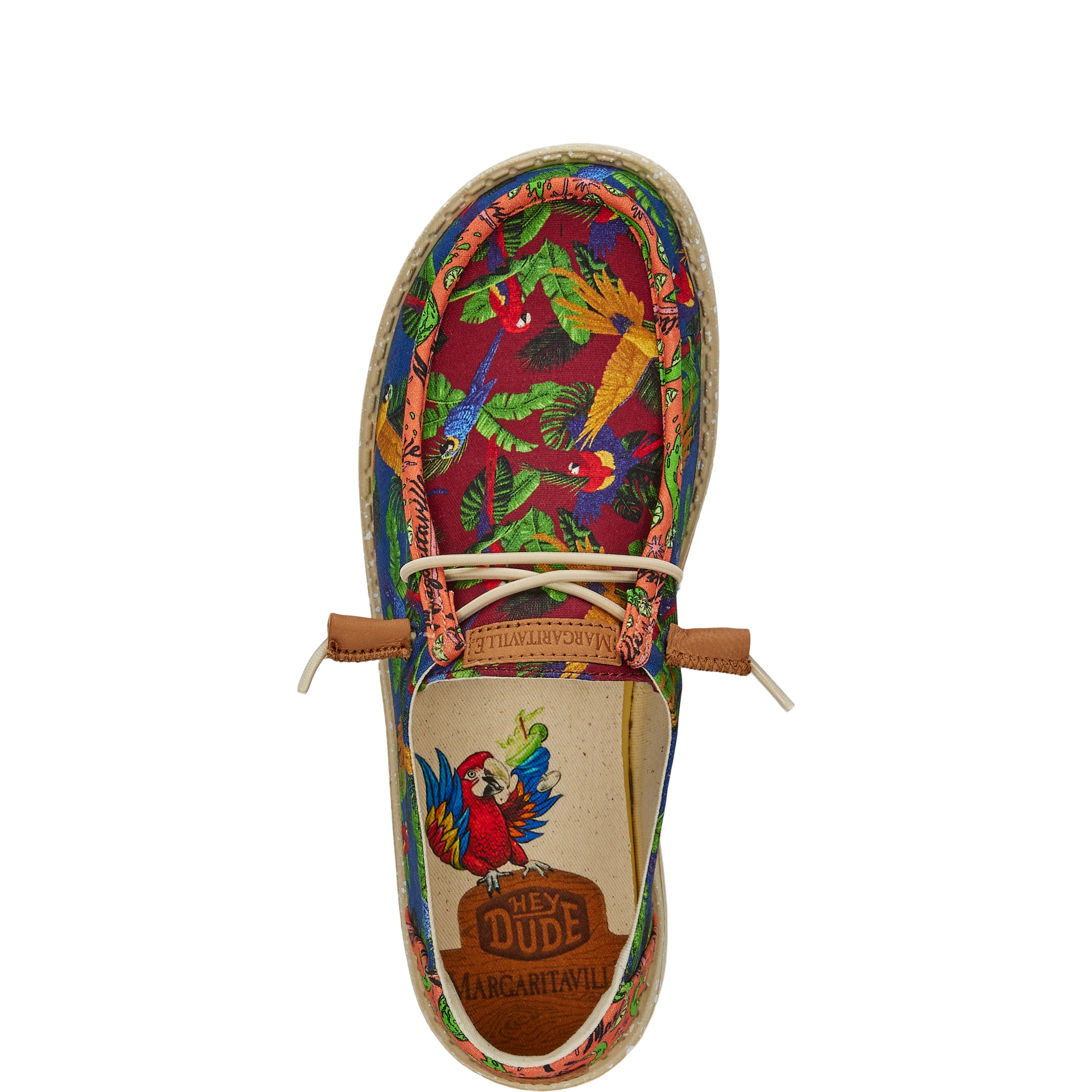 HEYDUDE Wendy Margaritaville Shoes - Lightweight & Breathable | Tropical Print