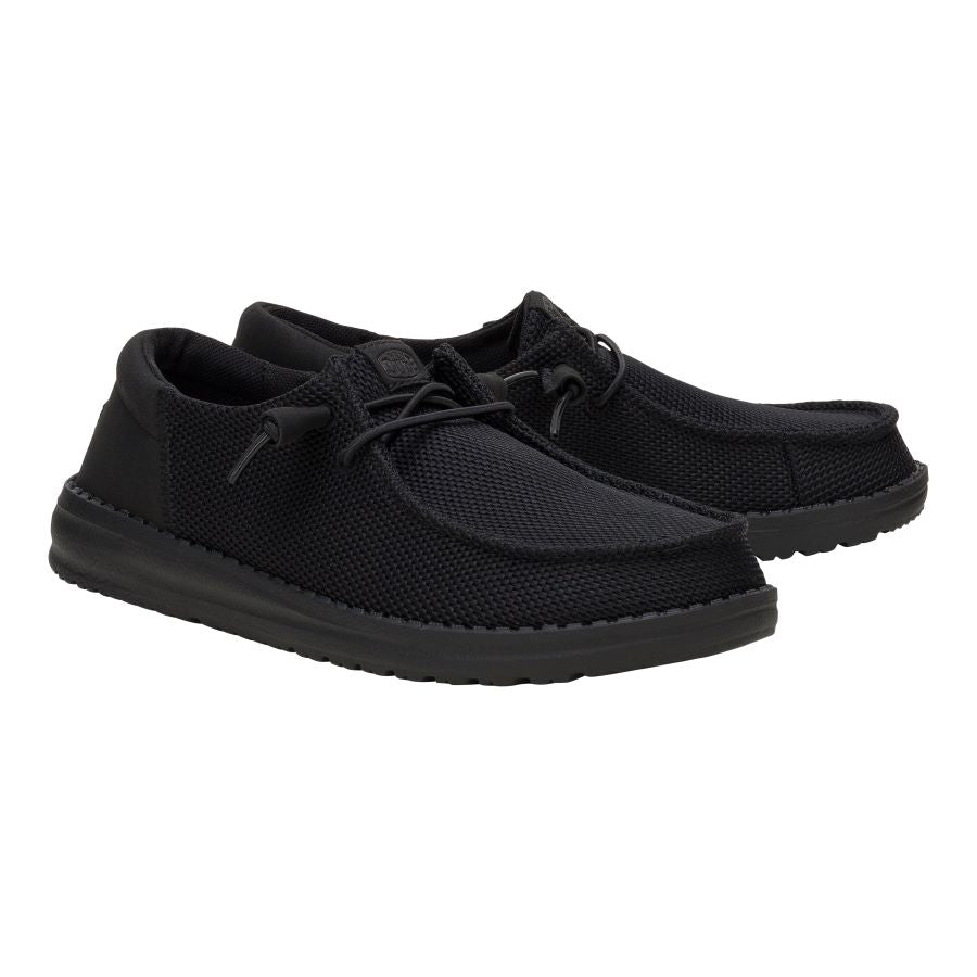 Comfortable Black Slip-On Shoes with Removable Insole | Wendy Funk Mono