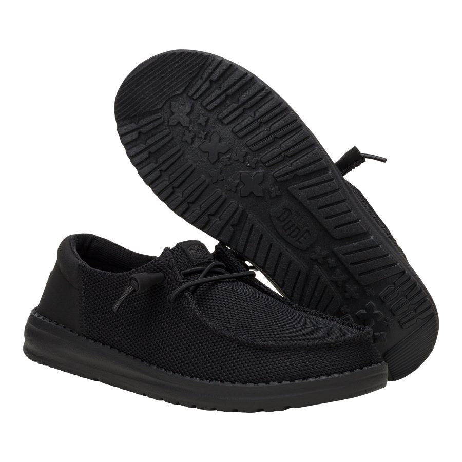 Comfortable Black Slip-On Shoes with Removable Insole | Wendy Funk Mono