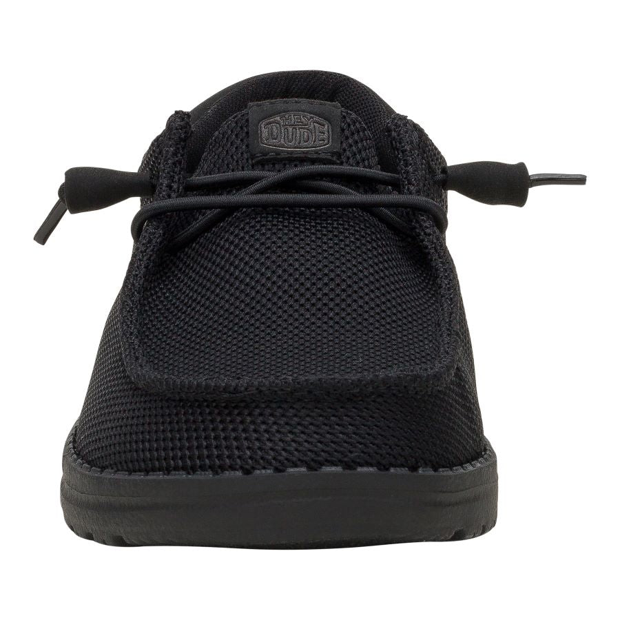Comfortable Black Slip-On Shoes with Removable Insole | Wendy Funk Mono