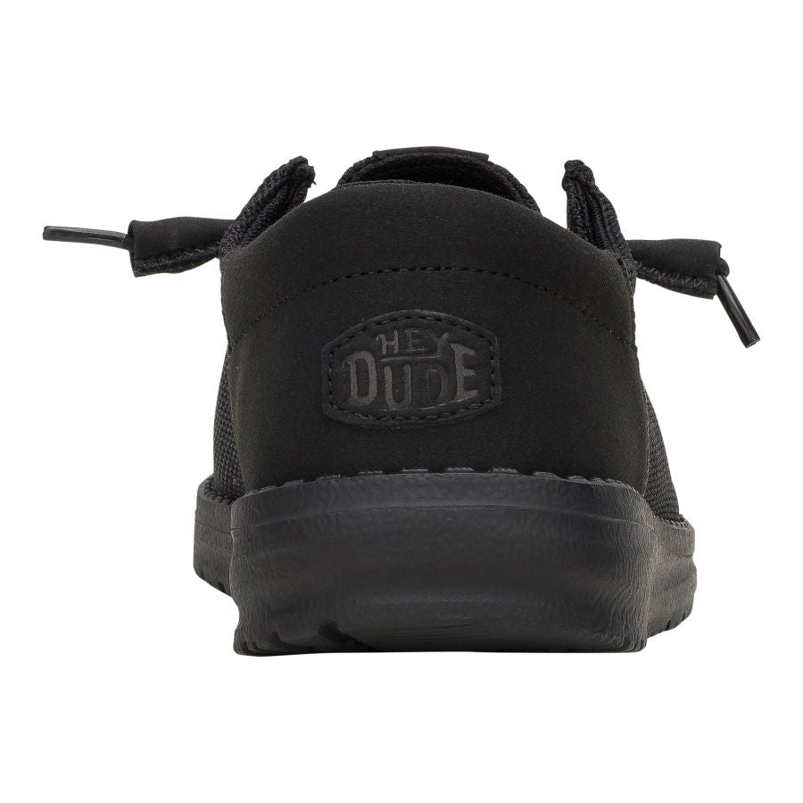 Comfortable Black Slip-On Shoes with Removable Insole | Wendy Funk Mono