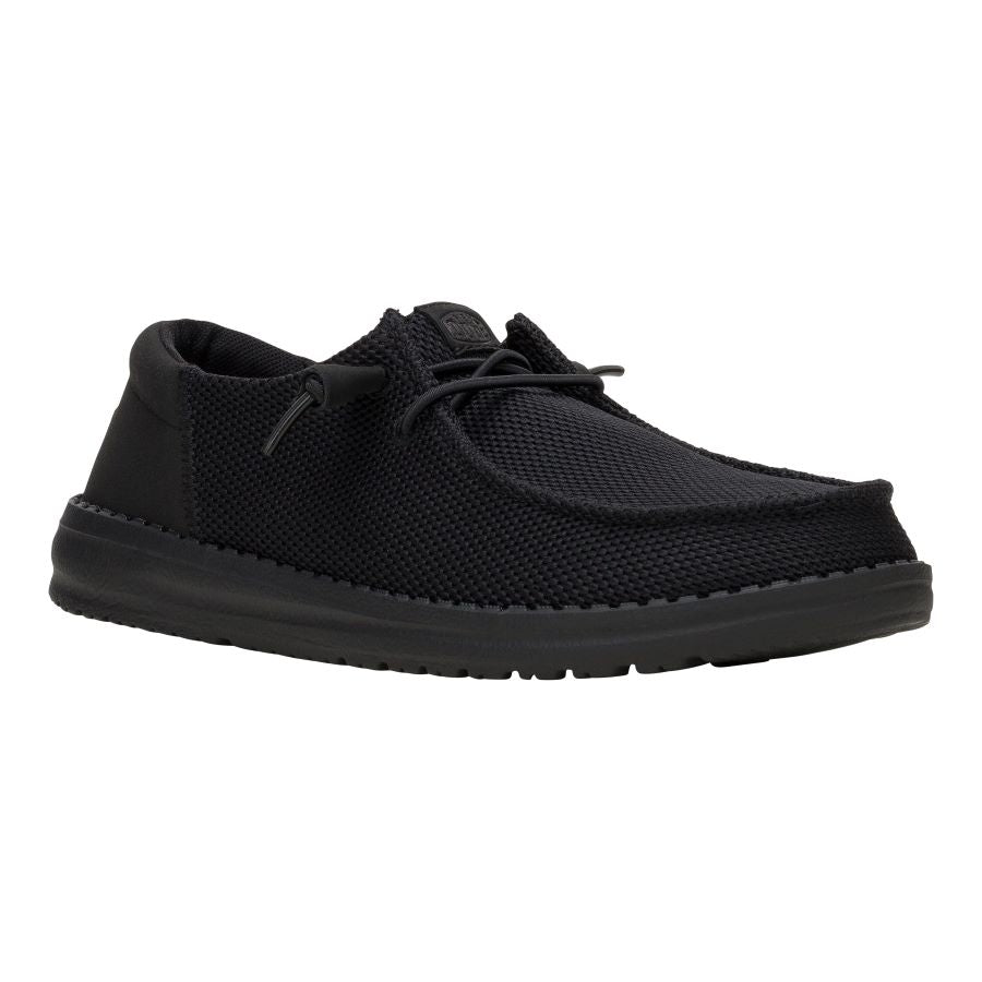 Comfortable Black Slip-On Shoes with Removable Insole | Wendy Funk Mono