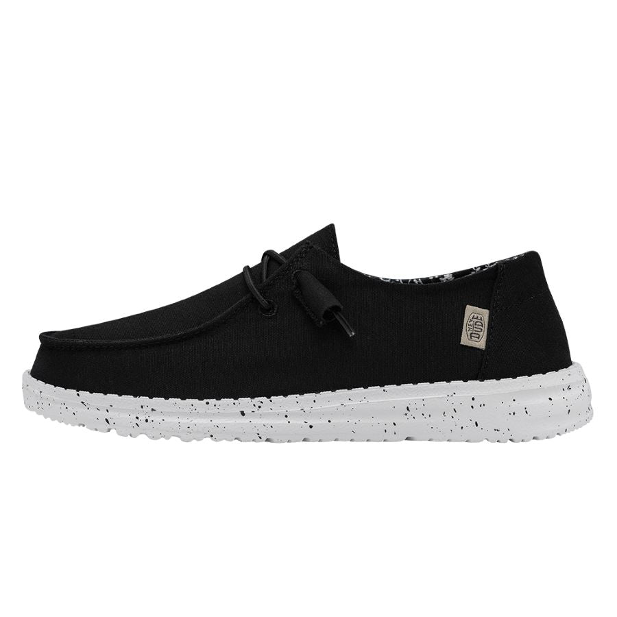 Lightweight Slip-On Shoes for Travel & Everyday Wear | HEYDUDE Wendy Black Odyssey
