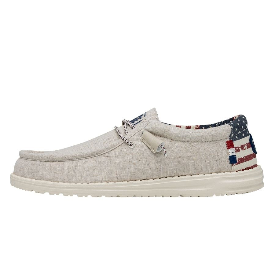 Patriotic Canvas Slip-On Shoes for Men | Wally Patriotic