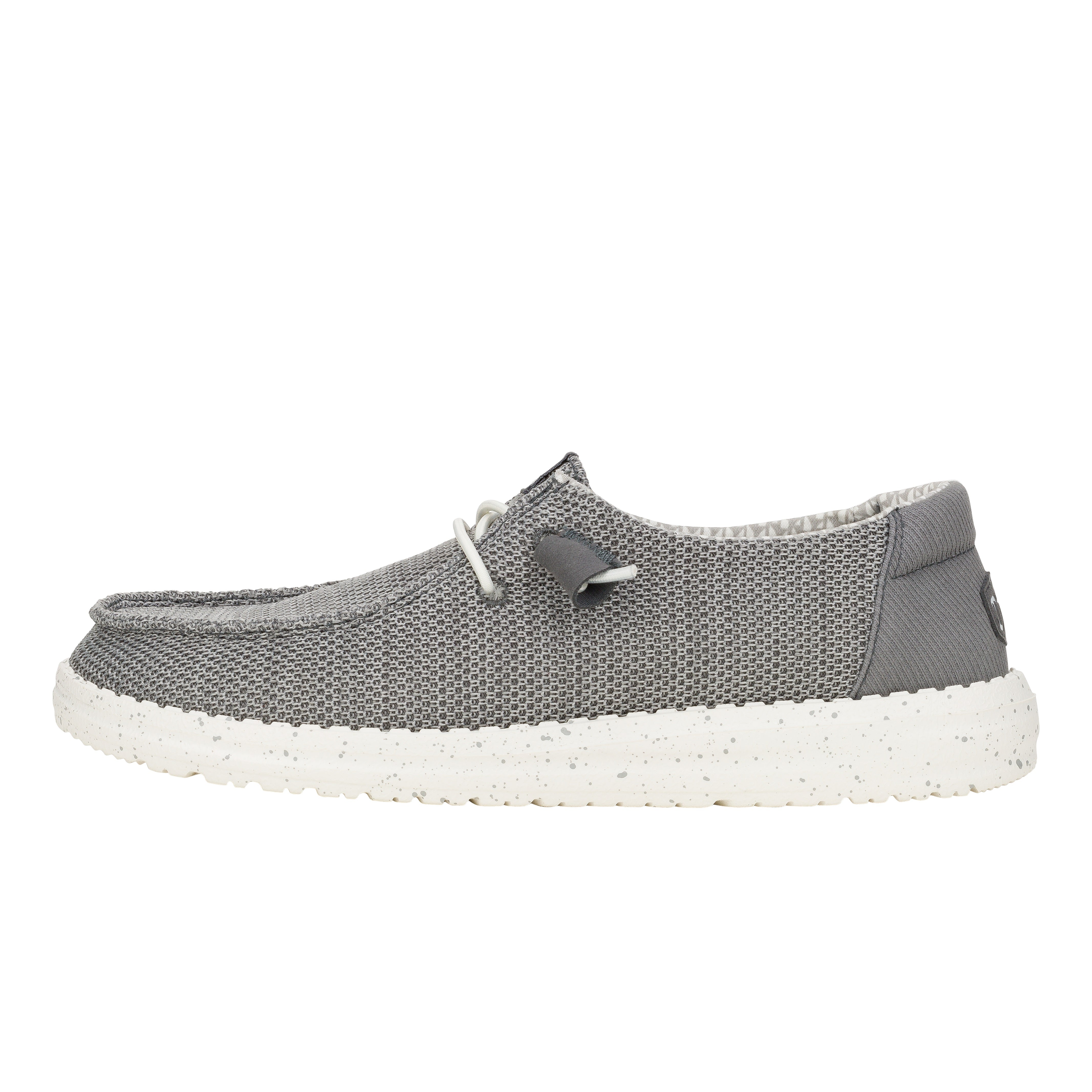 Stretch Mesh Slip-On Shoes for Men & Women | Wendy Dark Grey