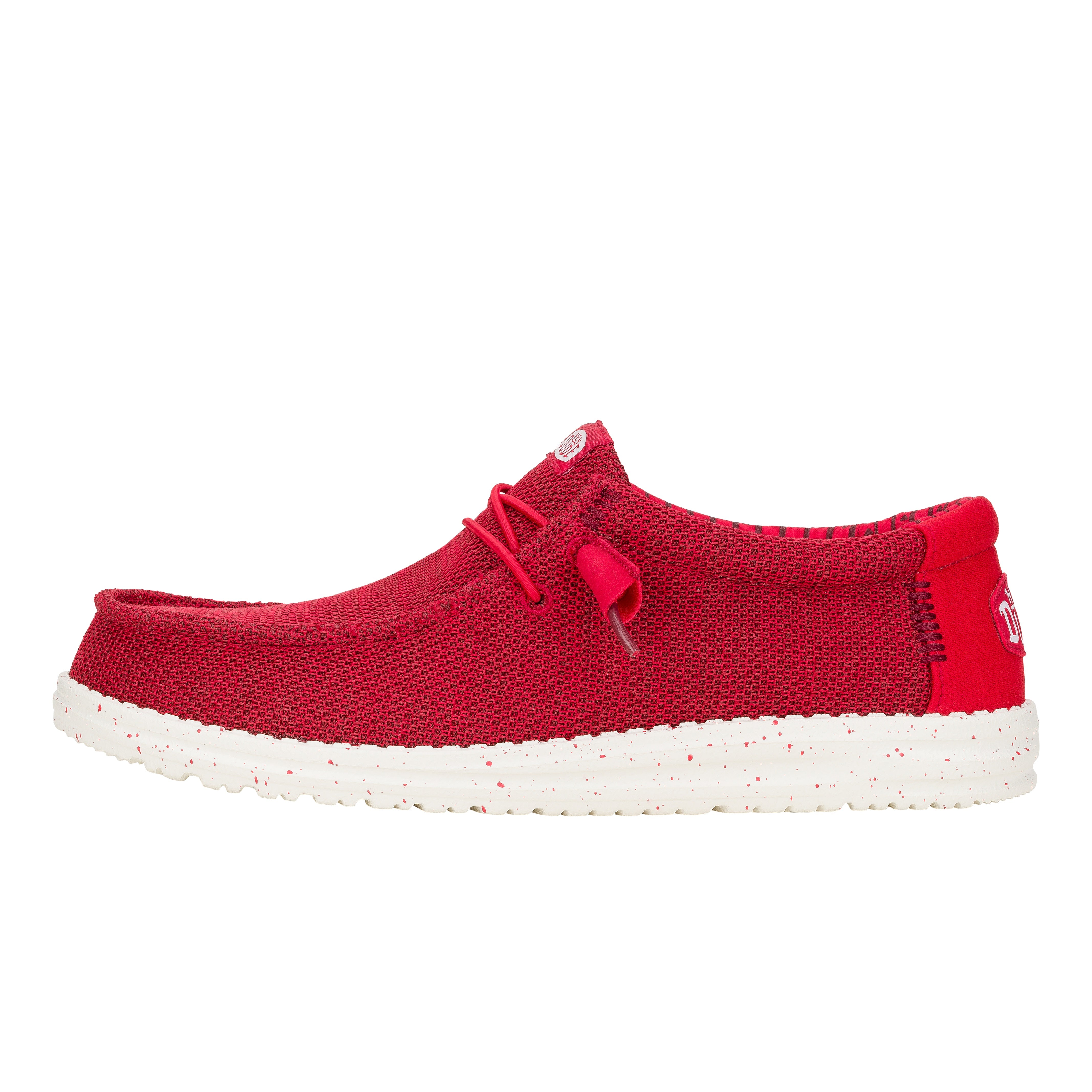 Comfortable Stretch Knit Shoes for Travel & Everyday Wear | Wally Sox Red