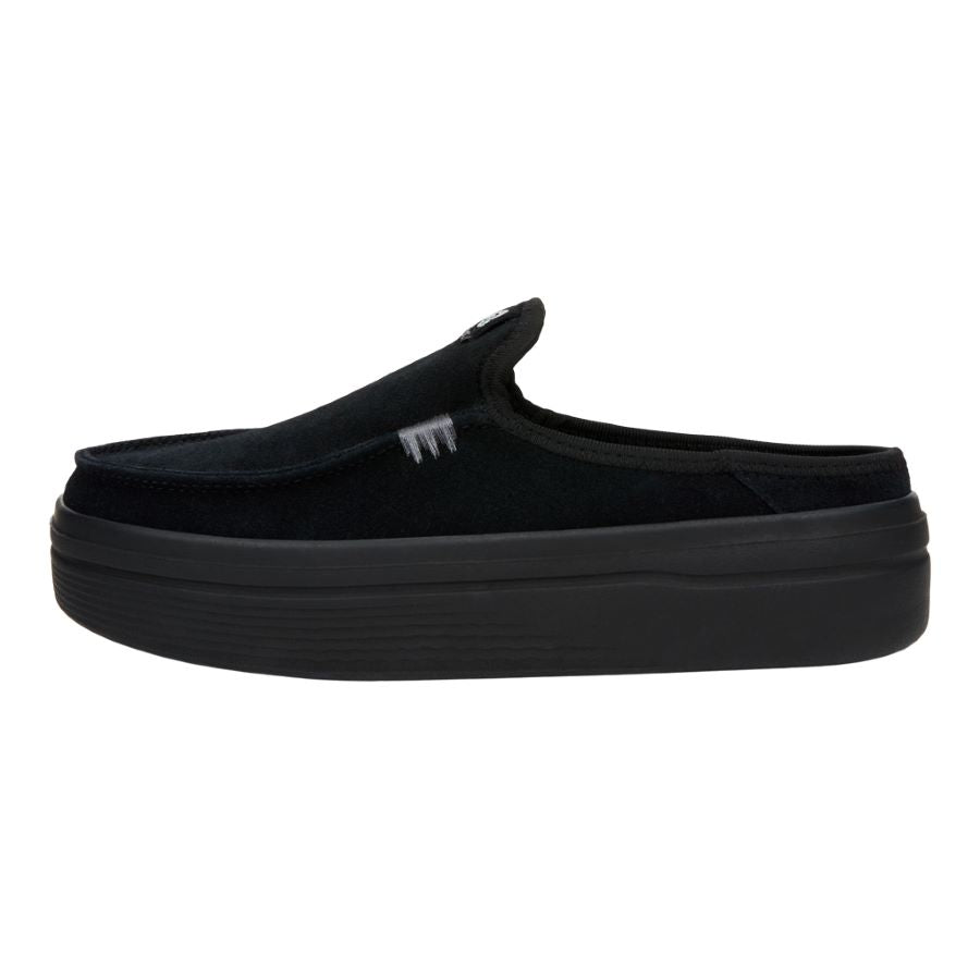 Platform Sneakers with Raised Heel & Suede Upper | Austin Lift Classic