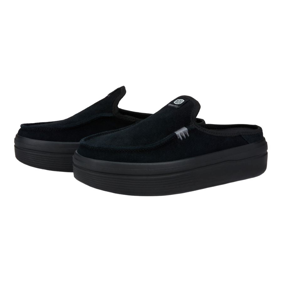 Platform Sneakers with Raised Heel & Suede Upper | Austin Lift Classic