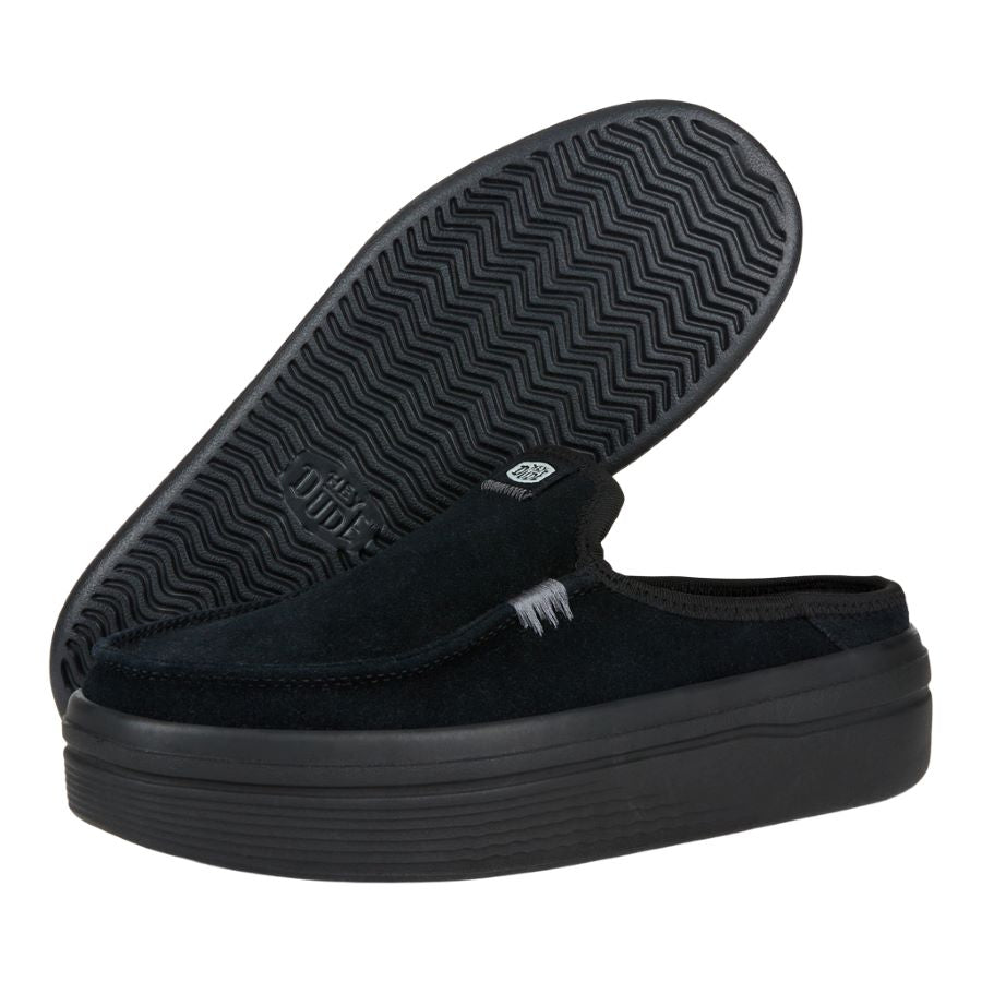 Platform Sneakers with Raised Heel & Suede Upper | Austin Lift Classic