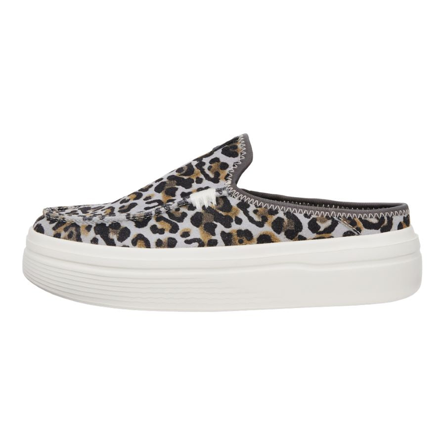 Platform Sandals with Suede Upper & Leopard Print | Austin Lift Classic