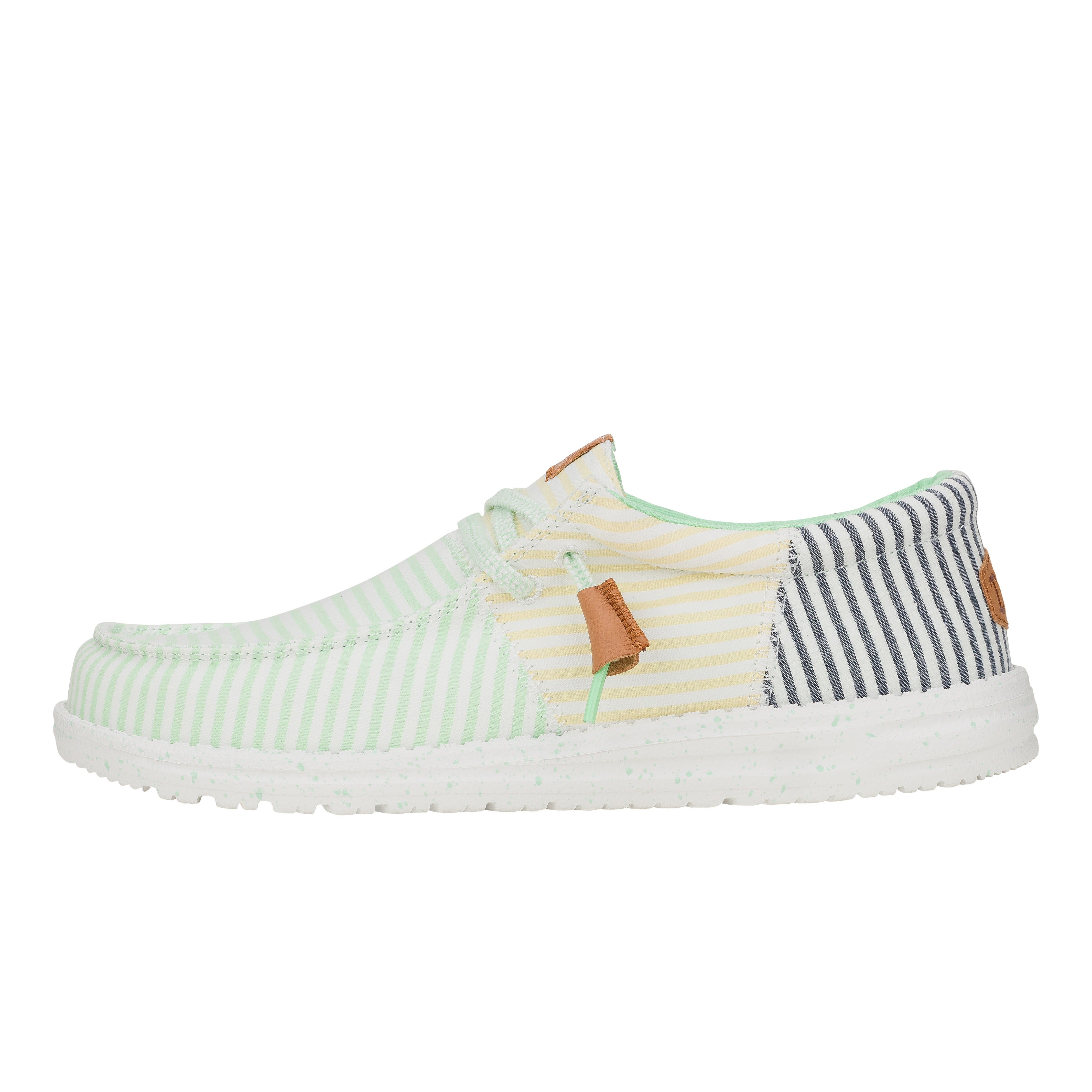 Seersucker Slip-On Shoes with Removable Foam Insole | Wally Tri Nu Prep