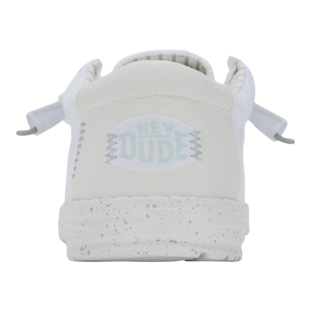 Breathable Stretch Knit Shoes for Men | Wally Sox White