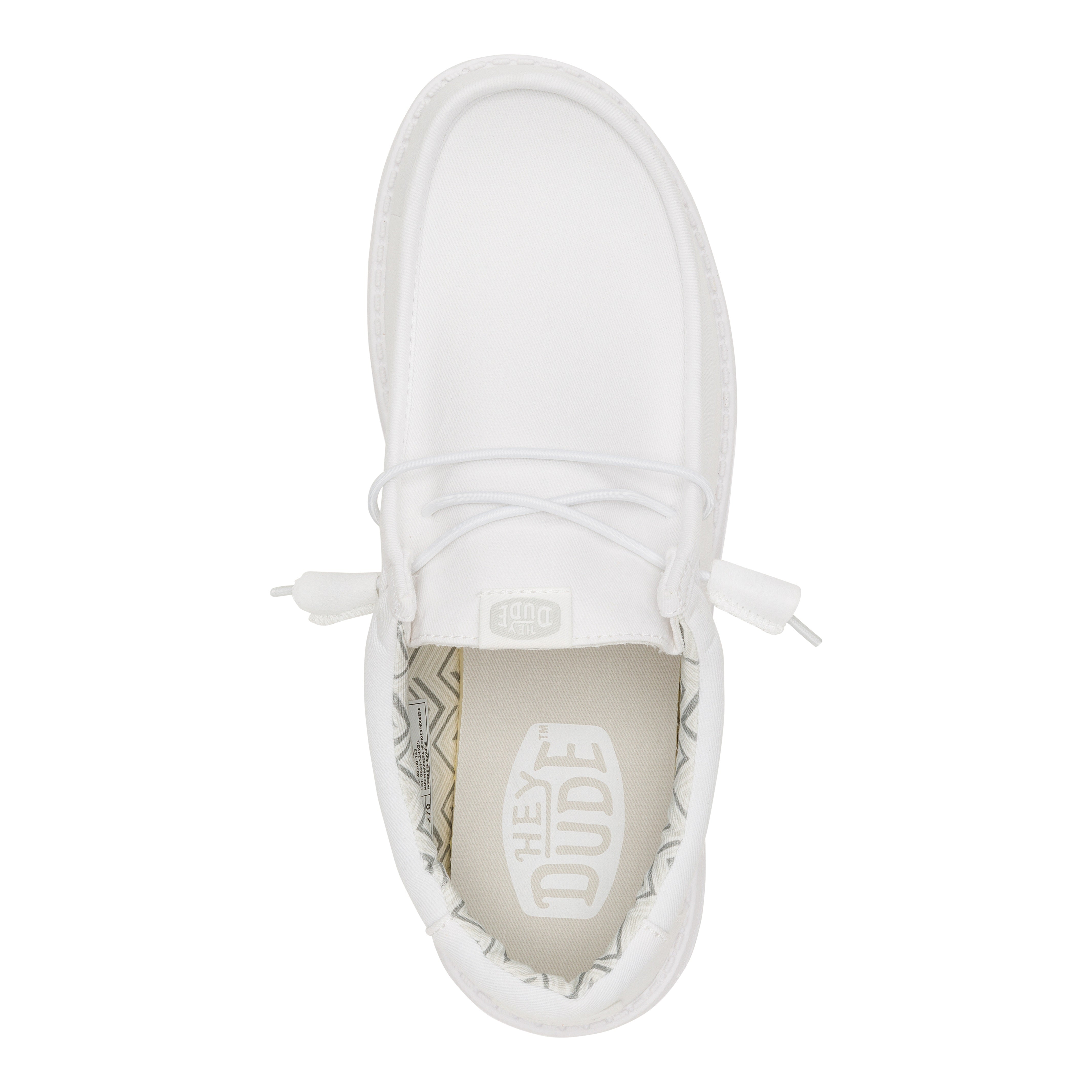 Comfortable Canvas Sneakers with Cushioned Collar & Easy-On Laces | Wally Stretch