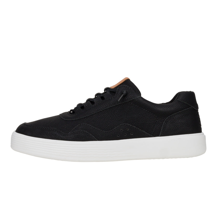 Slip-On Sneakers with Padded Heel & Cushion Comfort | Hudson Classic Black
