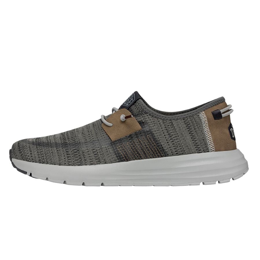 Stylish Grey Sneakers for Travel & Sport | Sirocco by HEYDUDE