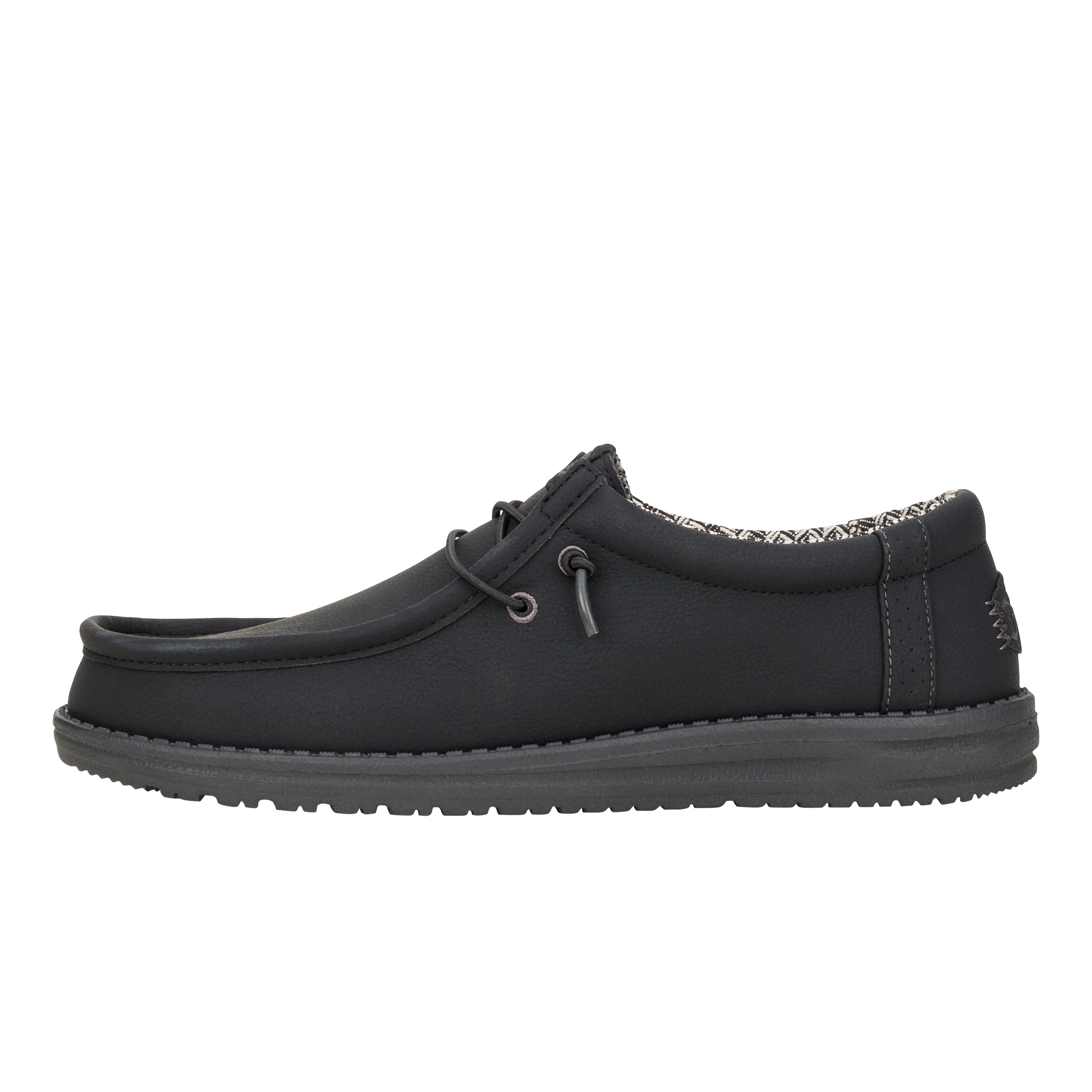 Slip-On Boat Shoes for Men | Wally Classic - Black Charcoal