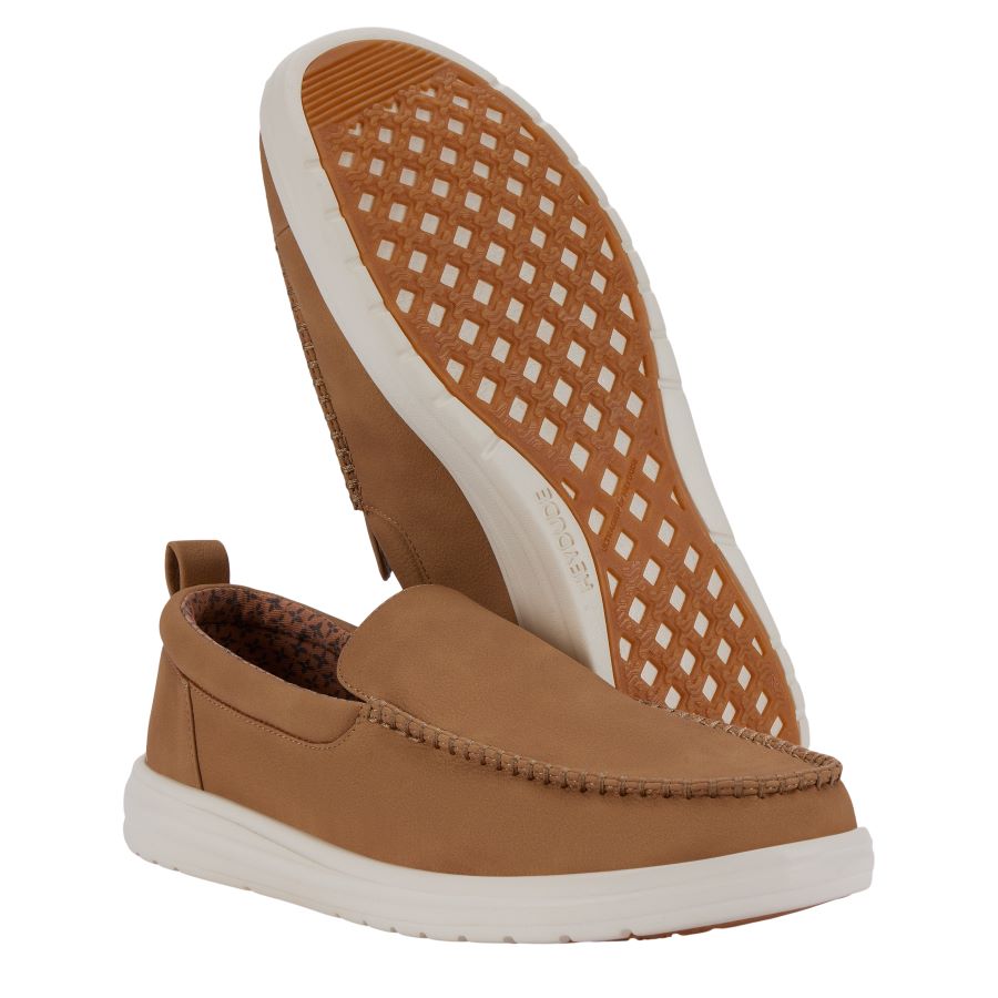 Classic Walnut Loafers for Men | Comfortable Slip-On & Travel Ready | Paul