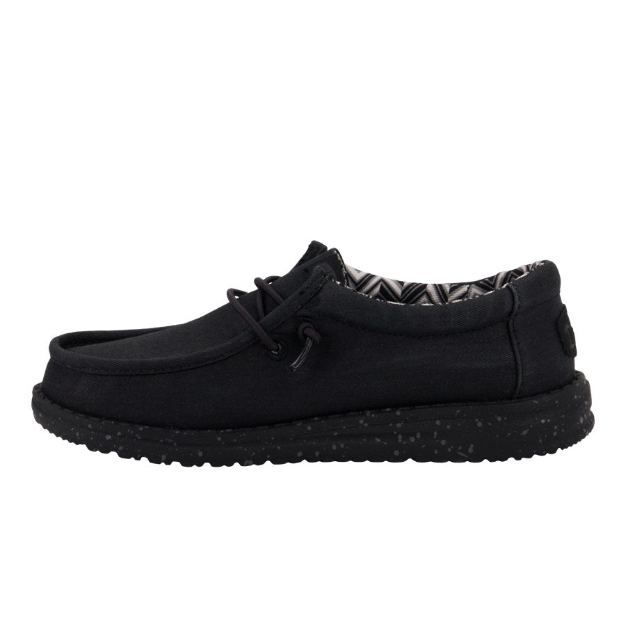 Youth Stretch Canvas Shoes with Removable Insole & Elastic Laces | Wally