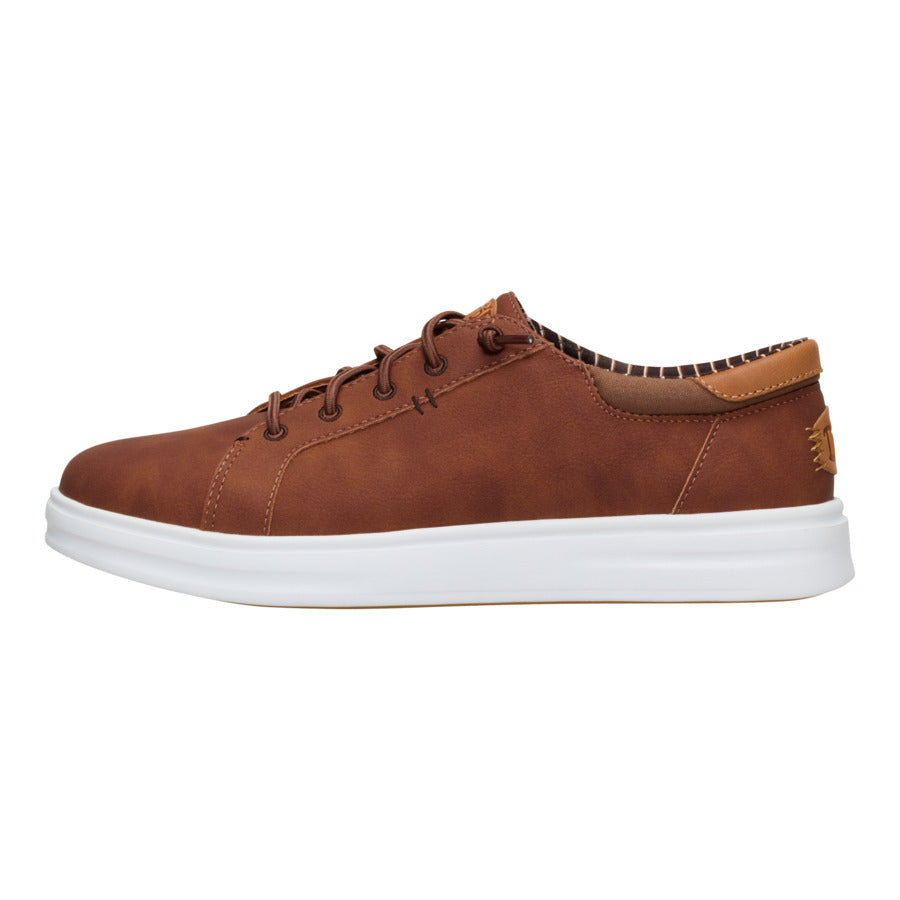 Classic Textile Sneakers for Travel & Comfort | Paul Pro Cognac
