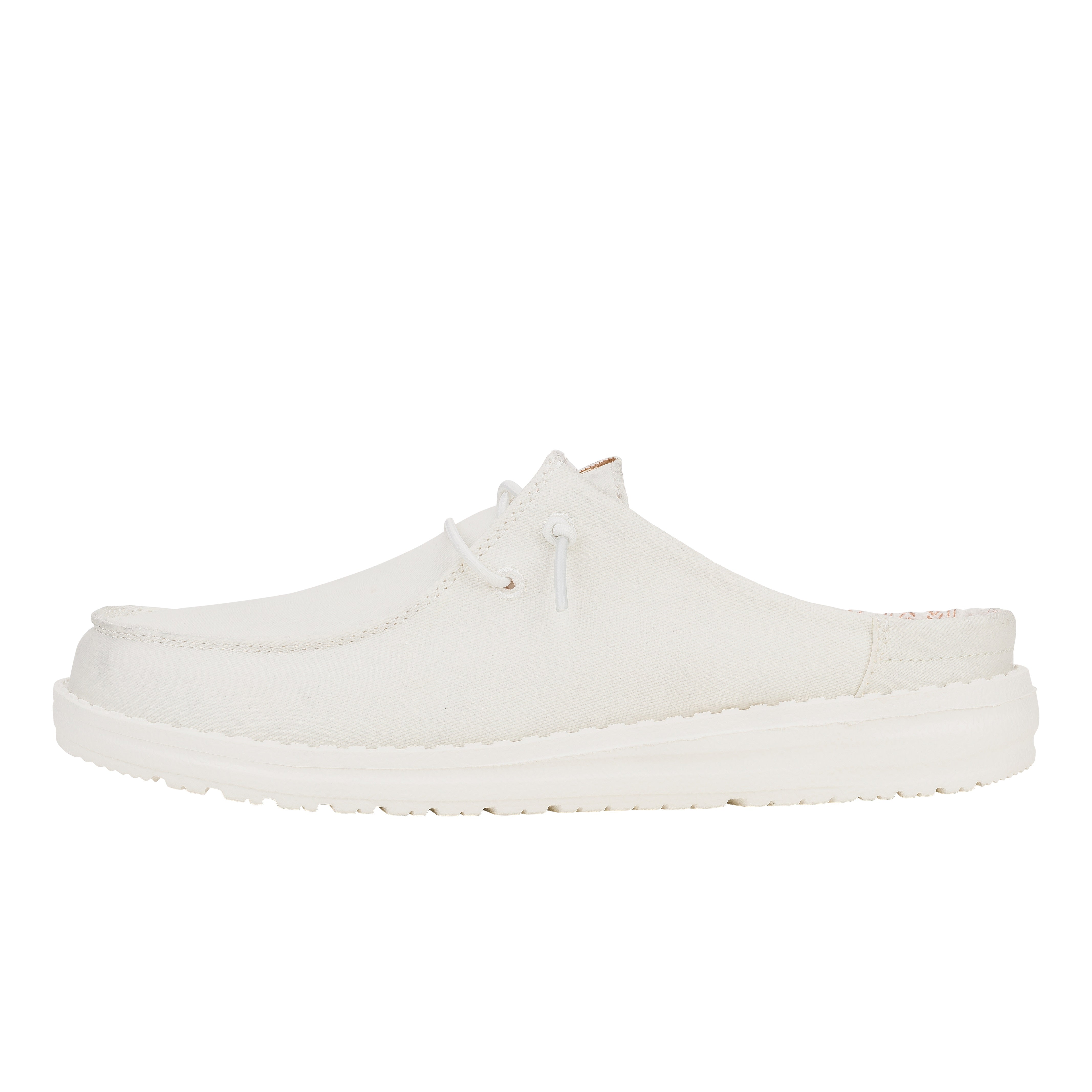 HEYDUDE Wendy Slip-On Shoes for Men & Women - Lightweight & Comfortable | Classic White