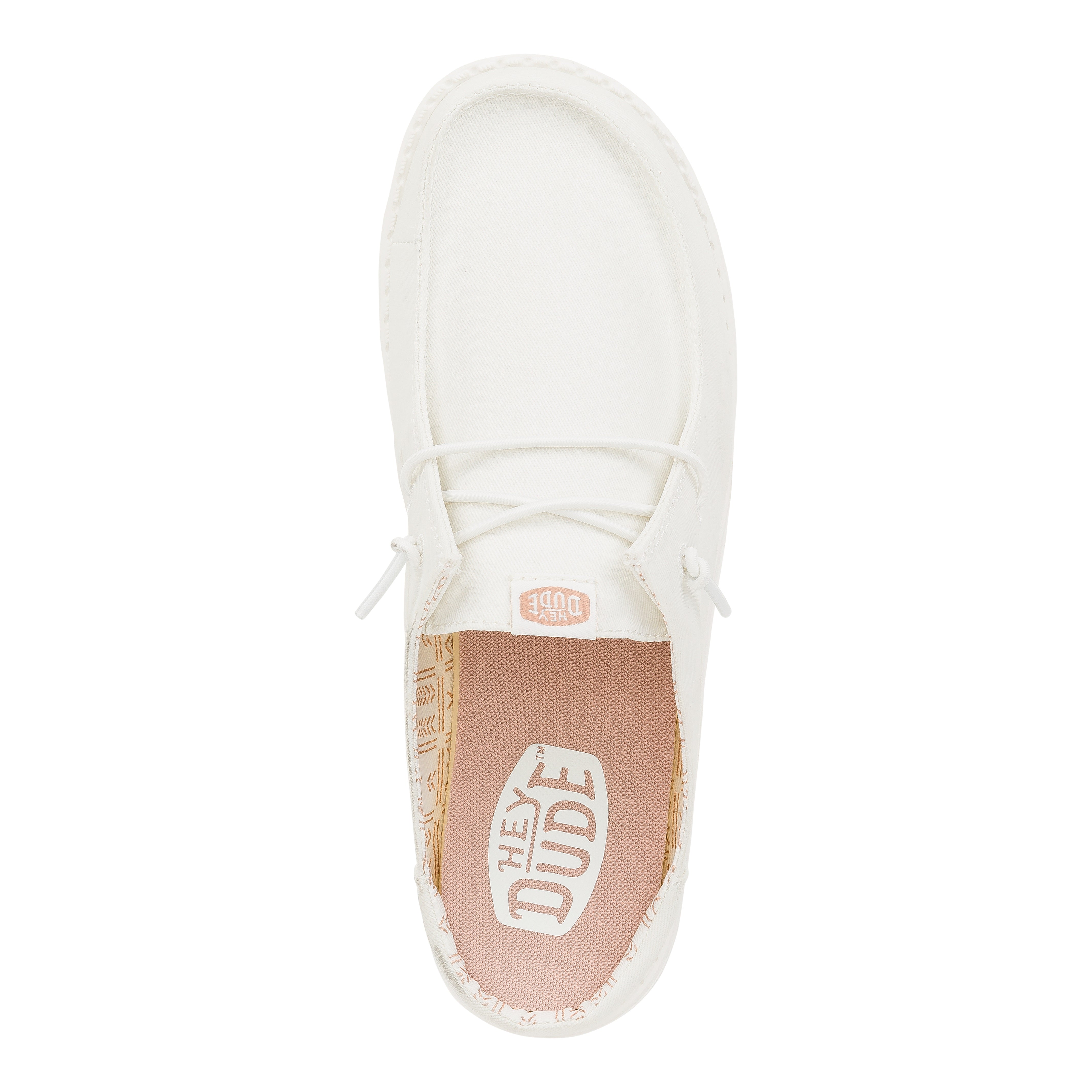 HEYDUDE Wendy Slip-On Shoes for Men & Women - Lightweight & Comfortable | Classic White