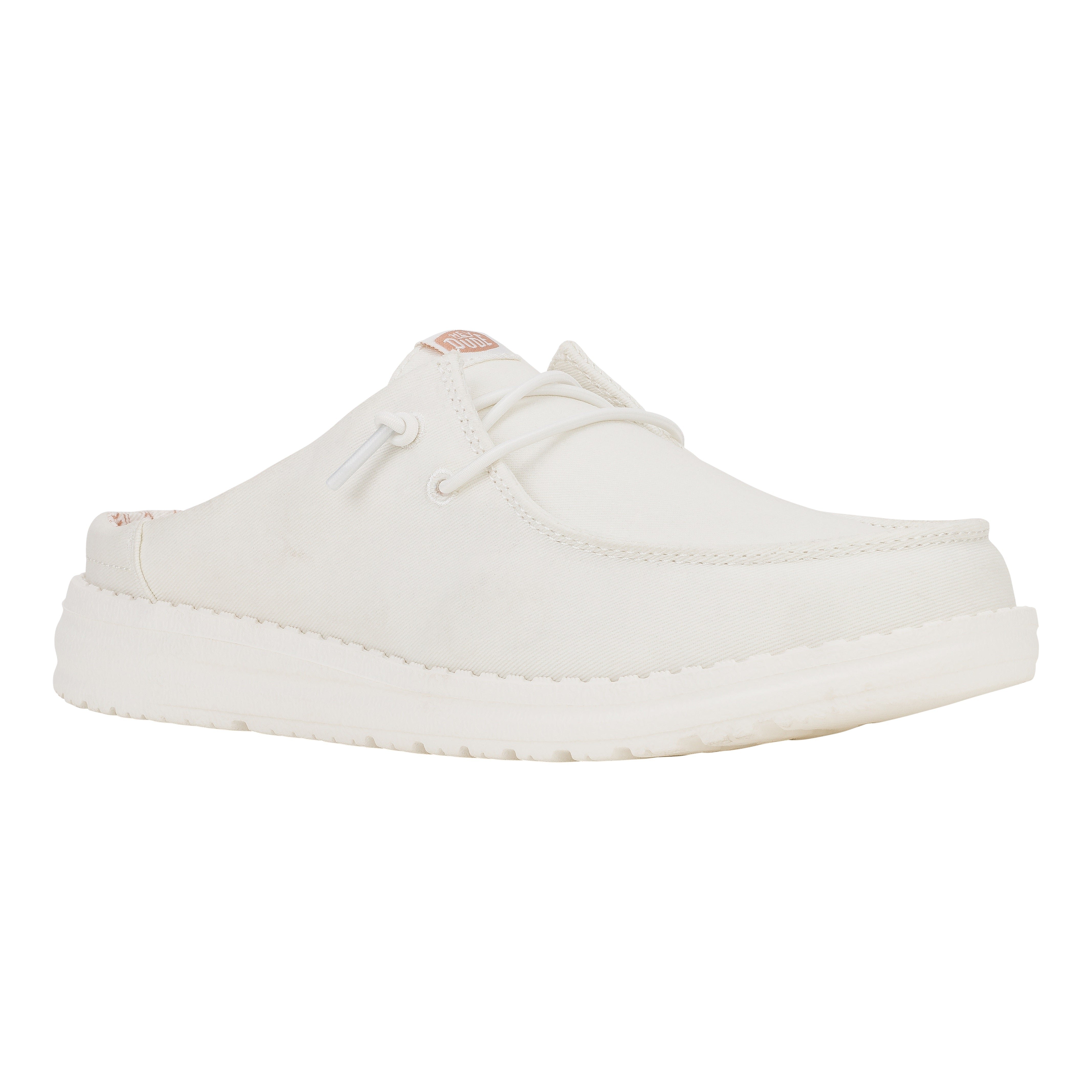 HEYDUDE Wendy Slip-On Shoes for Men & Women - Lightweight & Comfortable | Classic White