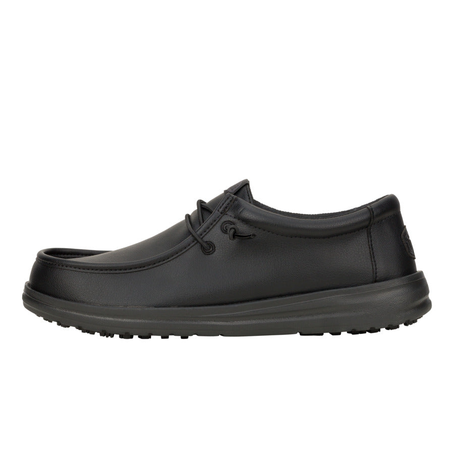 CE Certified Slip-Resistant Work Shoes for Men - Wally Work Classic Wide