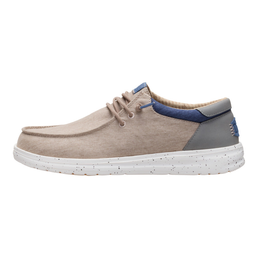 Washed Woven Comfort Shoes with Elastic Laces | HEYDUDE Paul