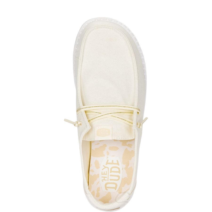 Glitter Slip-On Shoes for Travel with Rhinestone Heel | Wendy Stardust