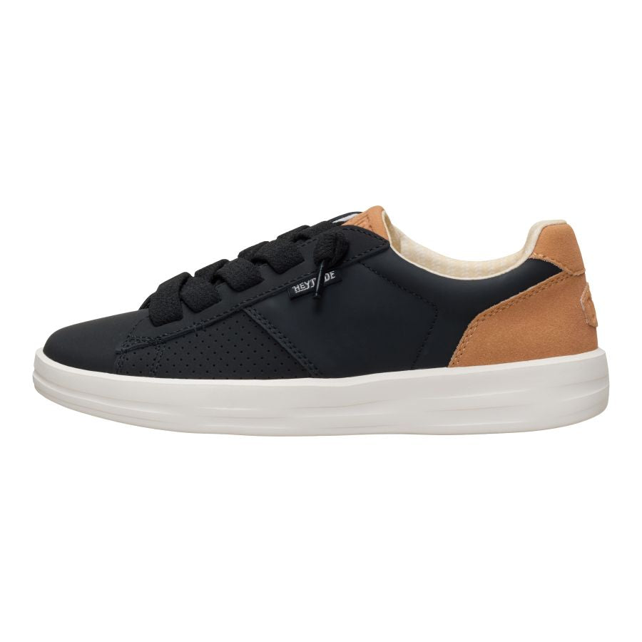 Classic Slip-On Sneakers for Women | Karina Duo Black/Tan