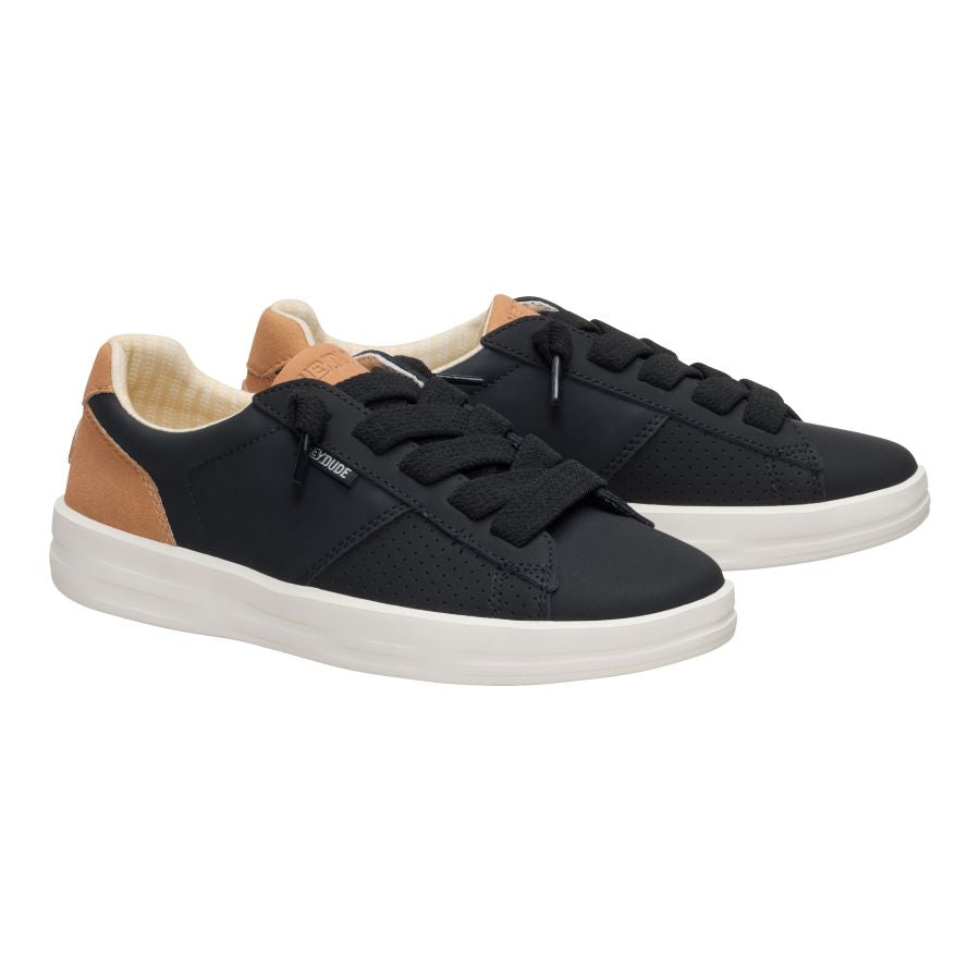 Classic Slip-On Sneakers for Women | Karina Duo Black/Tan