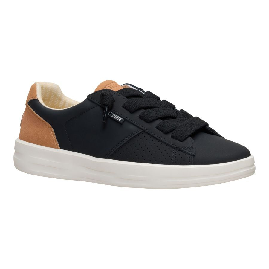 Classic Slip-On Sneakers for Women | Karina Duo Black/Tan