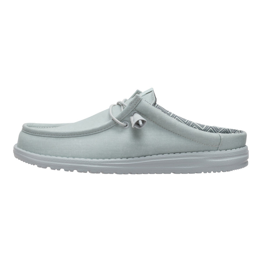 Stretch Canvas Slip-On Shoes for Travel | Wally Slip Puritan Grey