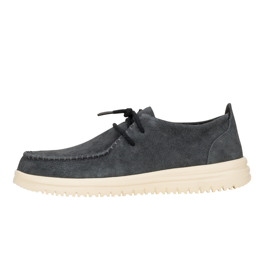 Men's Suede Moccasin Shoes with Leather Lining & Easy-On System | Wally NXT