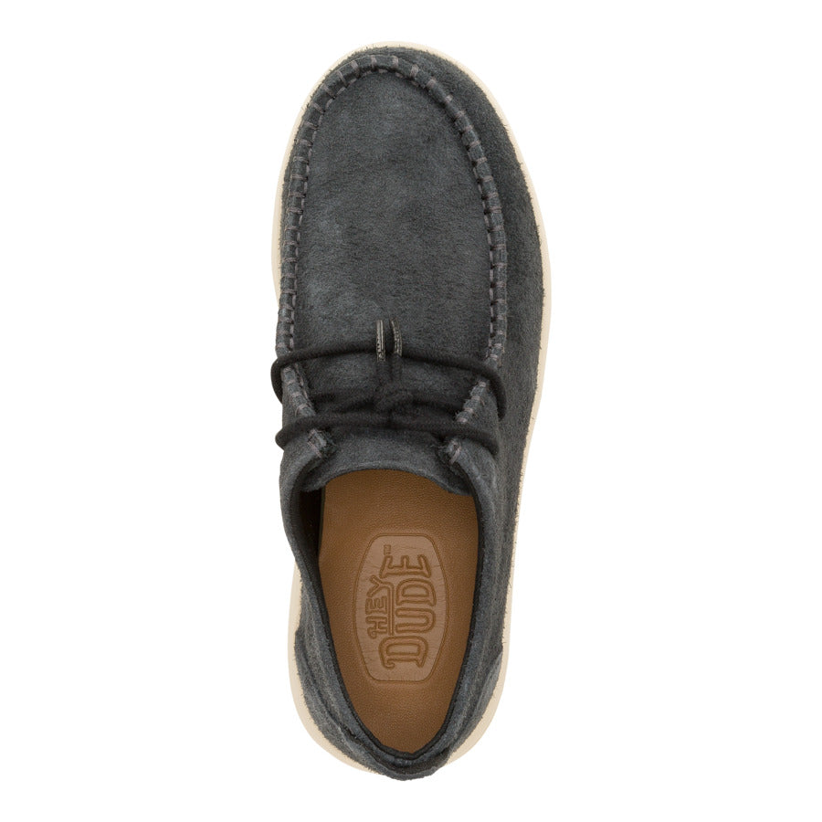 Men's Suede Moccasin Shoes with Leather Lining & Easy-On System | Wally NXT